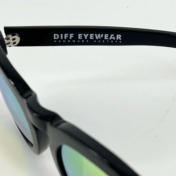 DIFF Eyewear Dime black with gold mirror lenses - Picture 2 of 6